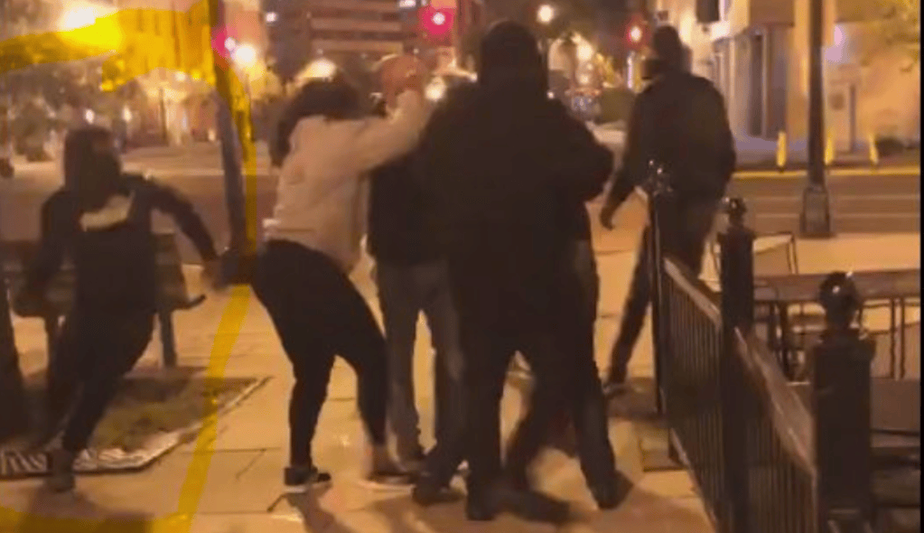 Proud Boys and black Trump supporter stabbed in DC